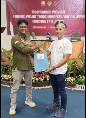 Bambang Irawadi Terpilih Secara Aklamasi Jadi Ketum FPTI Jambi 2025-2029