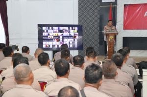 Densus 88 AT Polri Berikan Arahan dan Pembekalan kepada Seluruh Bhabinkamtibmas Polda Jambi