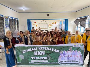 Mahasiswa KKN UBR Posko 12 'Serbu' SMPN 43 Muaro Jambi, Beri Pesan Menohok Soal Rokok Hingga Anemia!