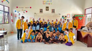 Mahasiswa KKN UBR Posko 3 Edukasi SD 107 Lopak Alai dengan PHBS & Postur Tubuh