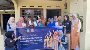 Wujudkan Muaro Kumpeh Sehat, Mahasiswa KKN Posko 1 Bekali Ibu Pengajian Edukasi 'CERDIK' & Siaga TB