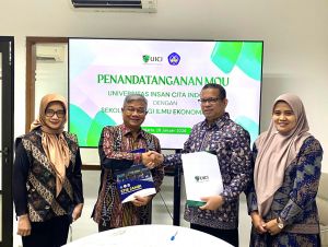 STIE Jambi Jalin Kerjasama dengan Universitas Insan Cita Indonesia
