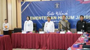 Tingkatkan Transparansi, Kanwil Kemenkum Jambi Dorong Penguatan Dokumentasi Hukum KPU