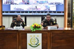 Bahas Soal Anggaran, Inspektur Keuangan Jamwas Inspeksi Khusus di Kejati