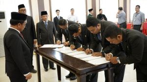 Kakanwil Kemenkum Jambi Lantik Amat Djoemadi dan Sejumlah Pejabat Fungsional : Perkuat Sinergi!