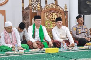 Pemkab Tanjab Barat Safari Ramadan di Desa Rantau Badak Lamo, Muara Papalik