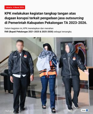 KPK Tetapkan Bupati Pekalongan Tersangka Korupsi Jasa Outsorcing