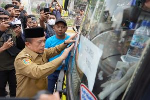 Gubernur Lepas 198 Mudik Gratis untuk Warga Jambi dan Mahasiswa di Perantauan
