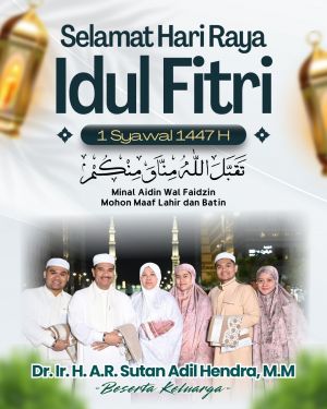 Rayakan Idulfitri 1447 H, SAH Ajak Masyarakat Jambi Pererat Silaturahmi dan Ukhuwah