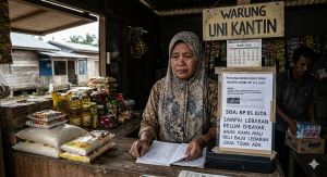 Pilu Pedagang Kecil di Muaro Jambi : Saat 'Gedung Rakyat' Berhutang, Lebaran Anak pun Tergadaikan