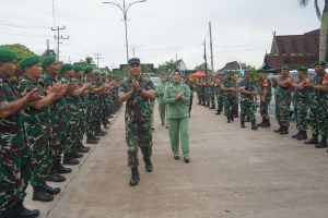 Danrem 042/Gapu di Kodim 0419/Tanjab : Jangan Buat Pelanggaran, Apalagi Judol!