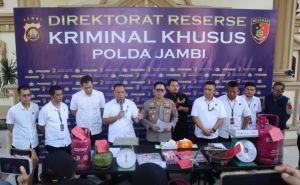 Polda Jambi Bongkar Penyalahgunaan Gas LPG di Pematang Gajah, 4 Orang Diamankan