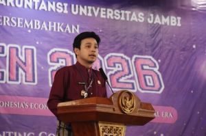 Wawako Jambi Diza di Puncak JACSEN 2026 UNJA, Tekankan Pentingnya Akuntansi bagi Keberlanjutan Usaha