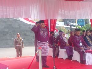 Walikota Jambi Maulana Paparkan Capaian Posisitf di Upacara Peringatan HUT ke 80 Kota Jambi