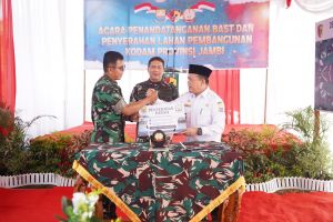 Hibah Lahan Pemprov Resmi Diteken, Ini Lokasi Pembangunan Kodam Baru di Jambi