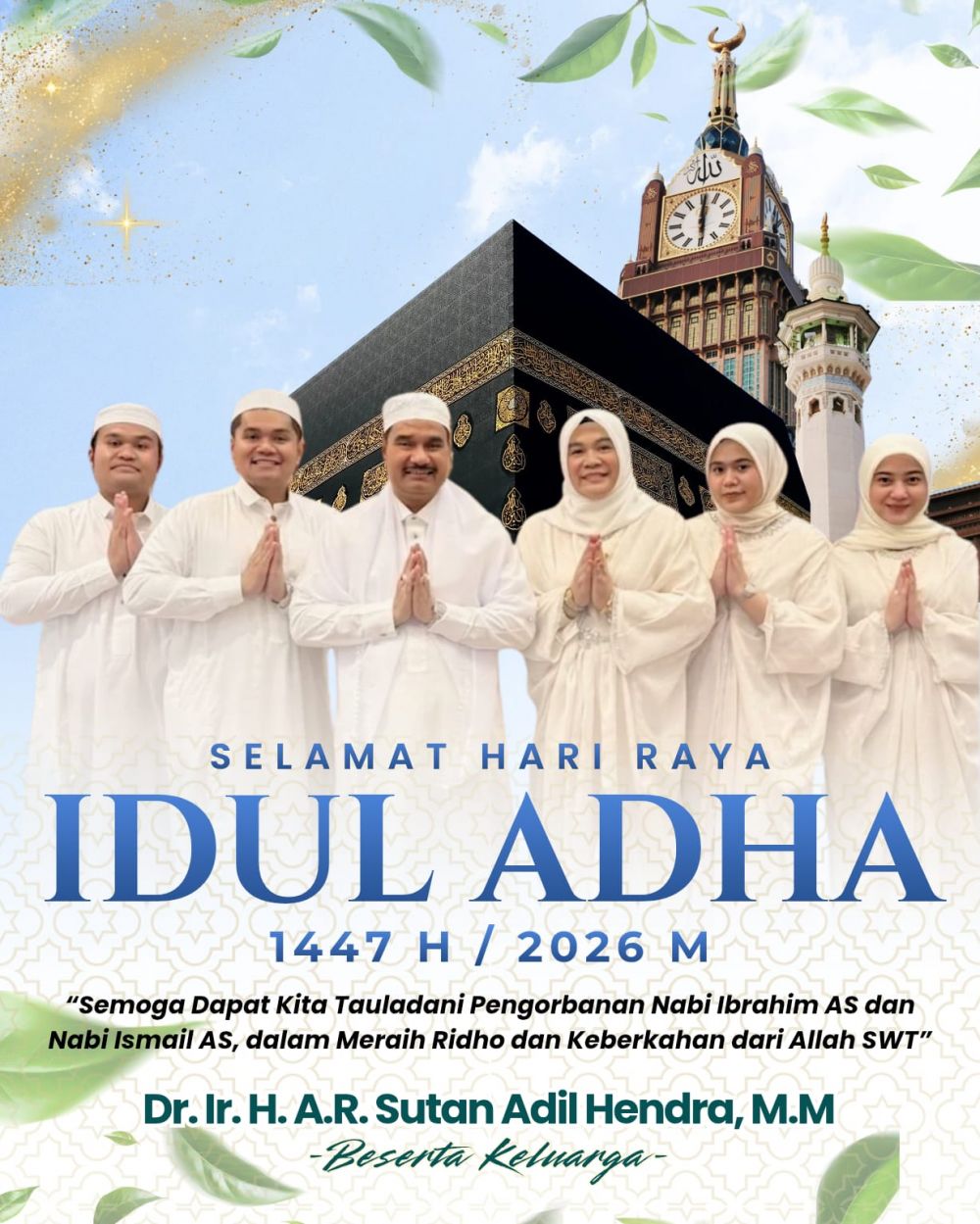 Sambut Idul Adha 1447 H, SAH Ajak Masyarakat Jambi Pererat Kebersamaan