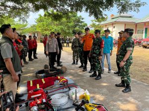 Danren 042/Gapu Cek Kesiapsiagaan Pos Karhutla di Muaro Jambi 