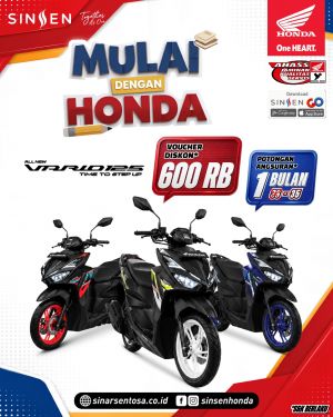 Mulai Sekolah, Mulai dengan Honda! Nikmati Promo Skutik Favorit Anak Muda