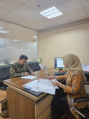 Kanwil Kemenkum Jambi Koordinasi Pengisian CO Aplikasi SAKTI