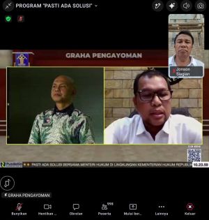 Pasti Ada Solusi Episode 7: Menkum Tekankan Kepastian Penyelesaian Pengaduan Masyarakat