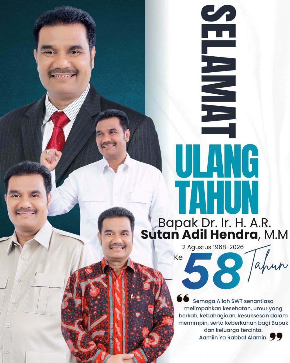 SAH Ulang Tahun ke 58, Pengurus dan Kader Gerindra Jambi Doakan Menjadi Pemimpin yang Menginspirasi 