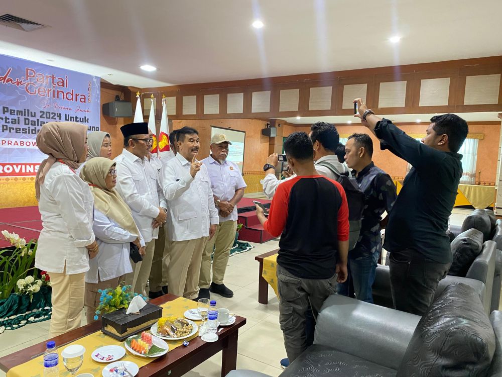 SAH Instruksikan Kader Gerindra Jambi Tak Terprovokasi Upaya Mendiskreditkan Pemerintahan Presiden