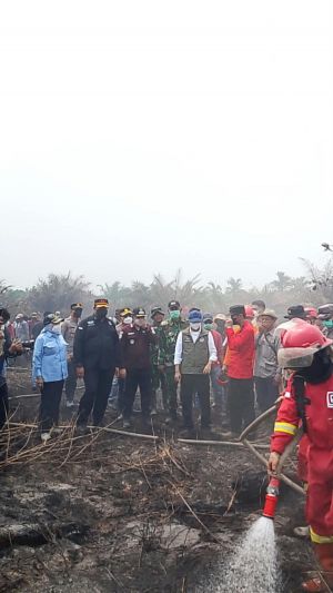 Kajati Jambi Hadiri Rakor dan Pantau Langsung Penanganan Karhutla Bersama Menteri Kehutanan