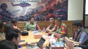 Danrem 042/Gapu Perkuat Operasi Pemadaman Karhutla di Jambi
