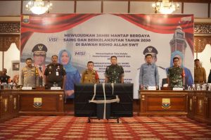 Wakapolda Jambi di Rakor Penanganan Karhutla : 55 Kasus Penyidikan, 10 Orang Tsk Diamankan