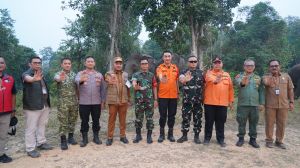 DANREM 042/GAPU Pimpin Rakor Karhutla di Tebo, Konservasi Gajah Jadi Perhatian Utama