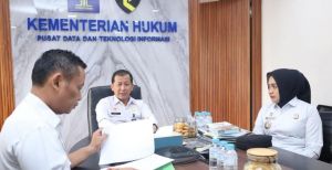 Konsultasikan Digitalisasi Jambi IP Ecosystem, Kadiv Yankum Temui Kapusdatin Kemenkum RI