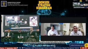 Kanwil Kemenkum Jambi Ikuti Diskusi Strategi Kebijakan Penguatan Pendampingan Hukum Notaris