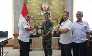 Danrem 042/Gapu Terima Audiensi PEPABRI Jambi, Perkuat Sinergi dan Bahas Pencegahan Karhutla