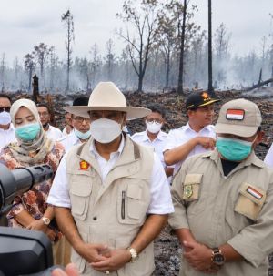 SAH Apresiasi Bantuan Presiden Prabowo untuk Penanggulangan Karhutla di Jambi